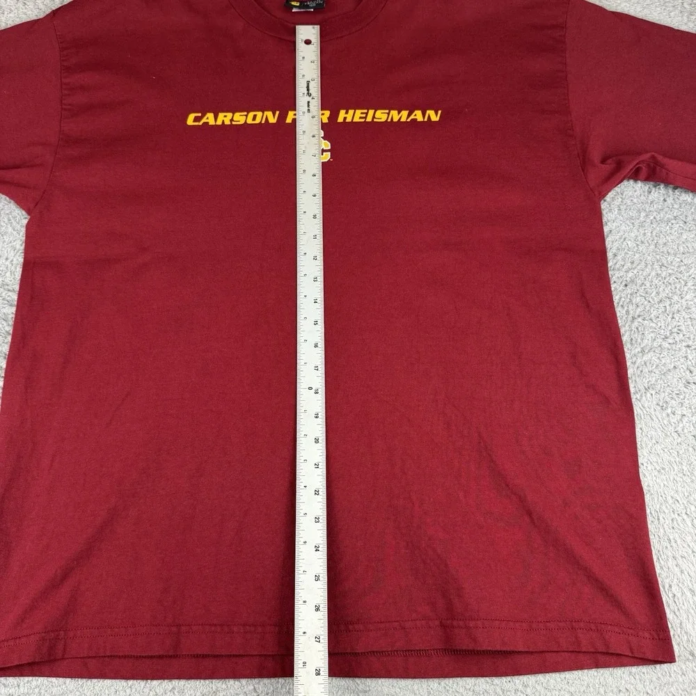 USC Trojans Carson For Heisman T Shirt Rare Boxy Y2k College Football 2xL Vtg